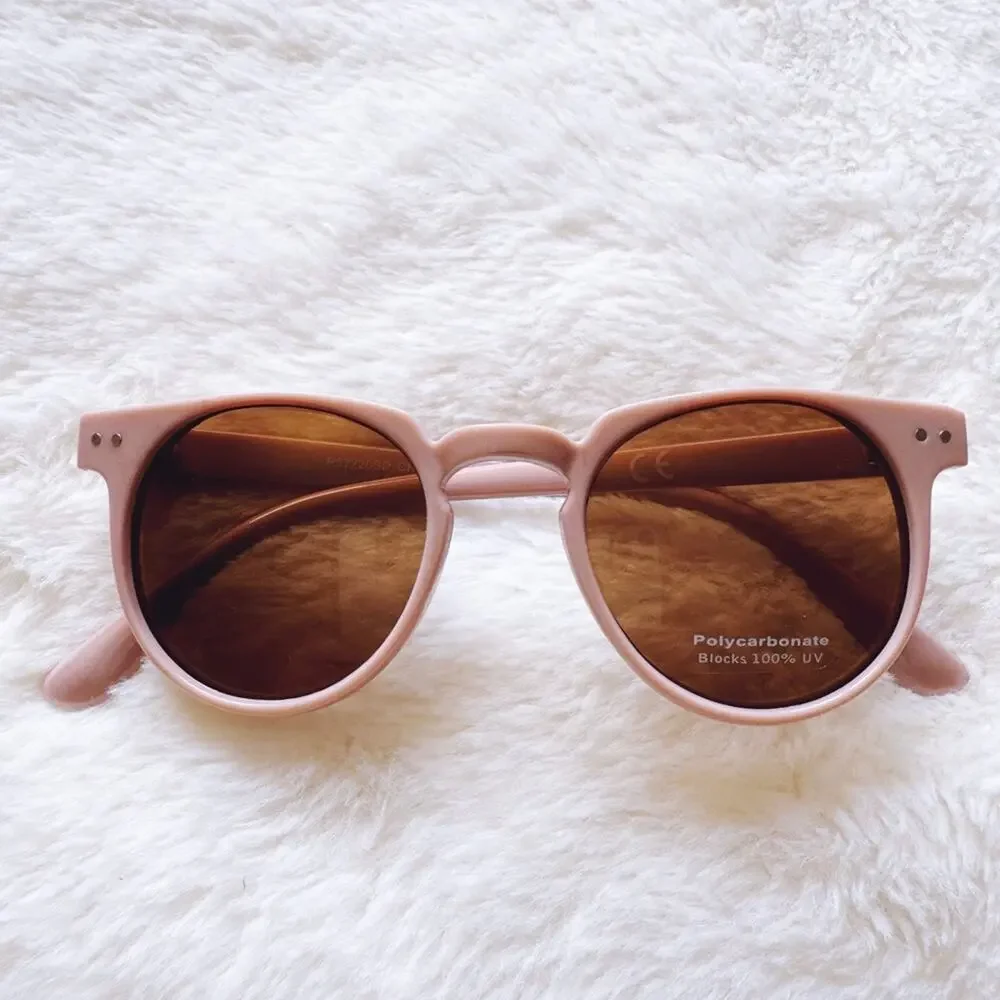 Pablo Pink Round Sunglasses